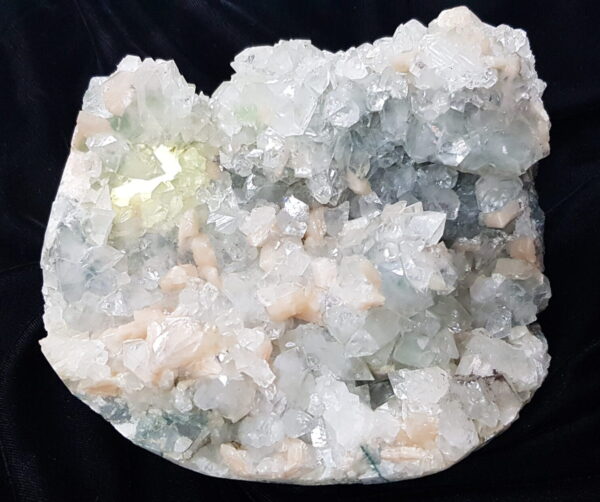 Apophyllite with Stilbite Cluster